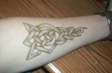 Celtic Knot Tattoo On Hand 